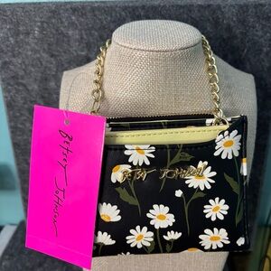 Betsey Johnson Daisy Print wallet NWT